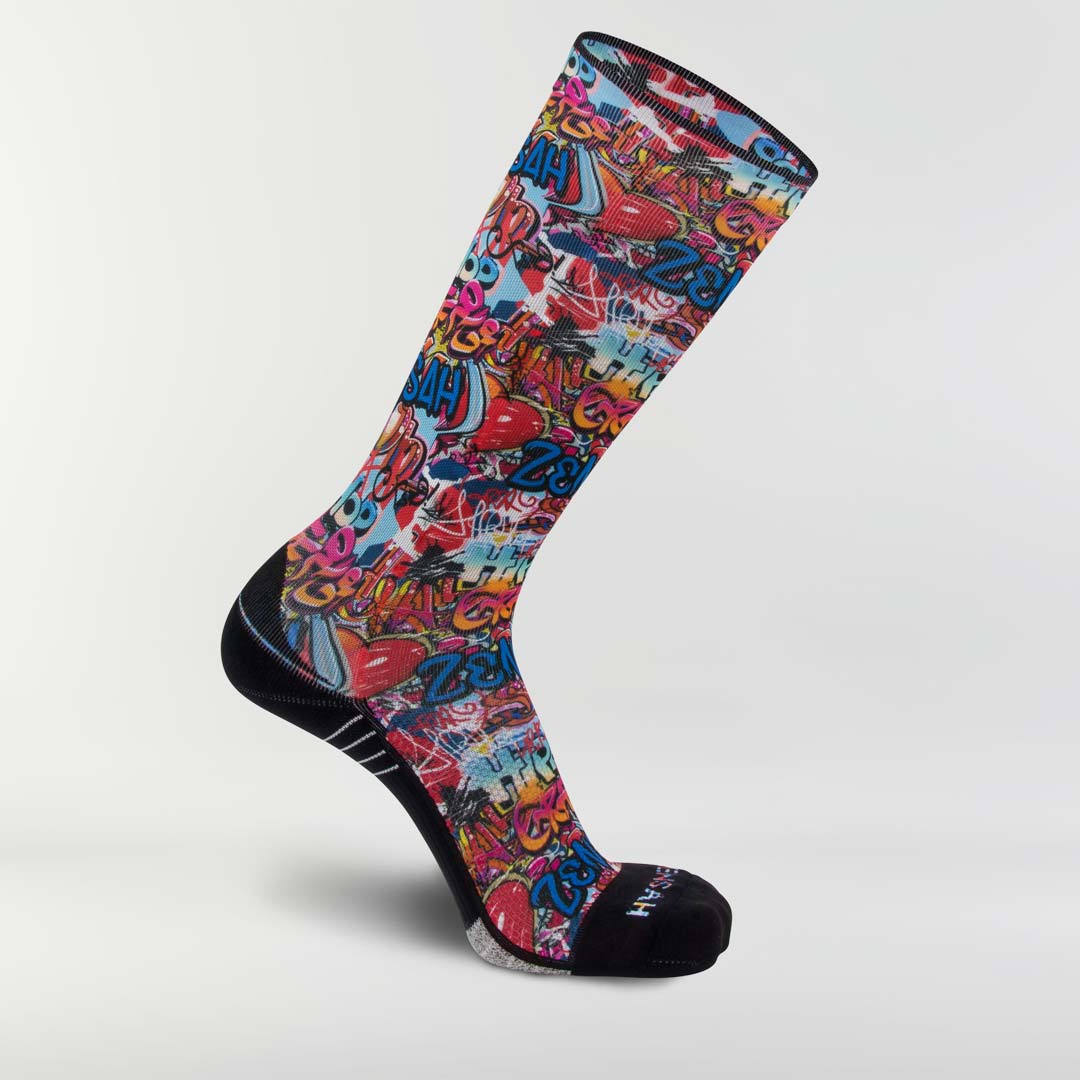 Street Art Compression Socks (Knee-High)Socks - Zensah