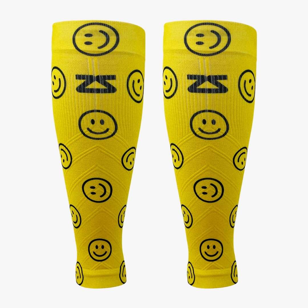 Happy Faces Compression Leg SleevesLeg Sleeves - Zensah