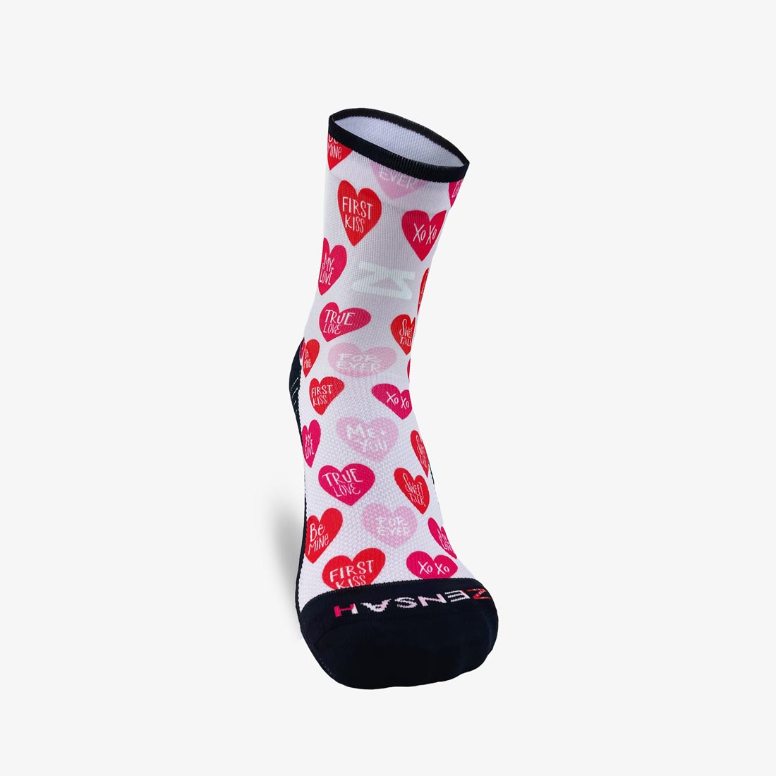Heart Phrases Socks (Mini-Crew)Socks - Zensah