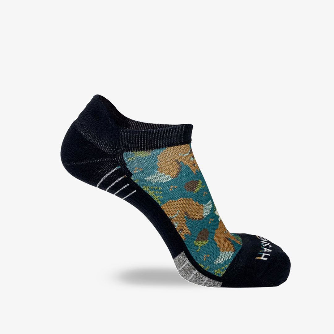 Knit Squirrels Running Socks (No Show)Socks - Zensah