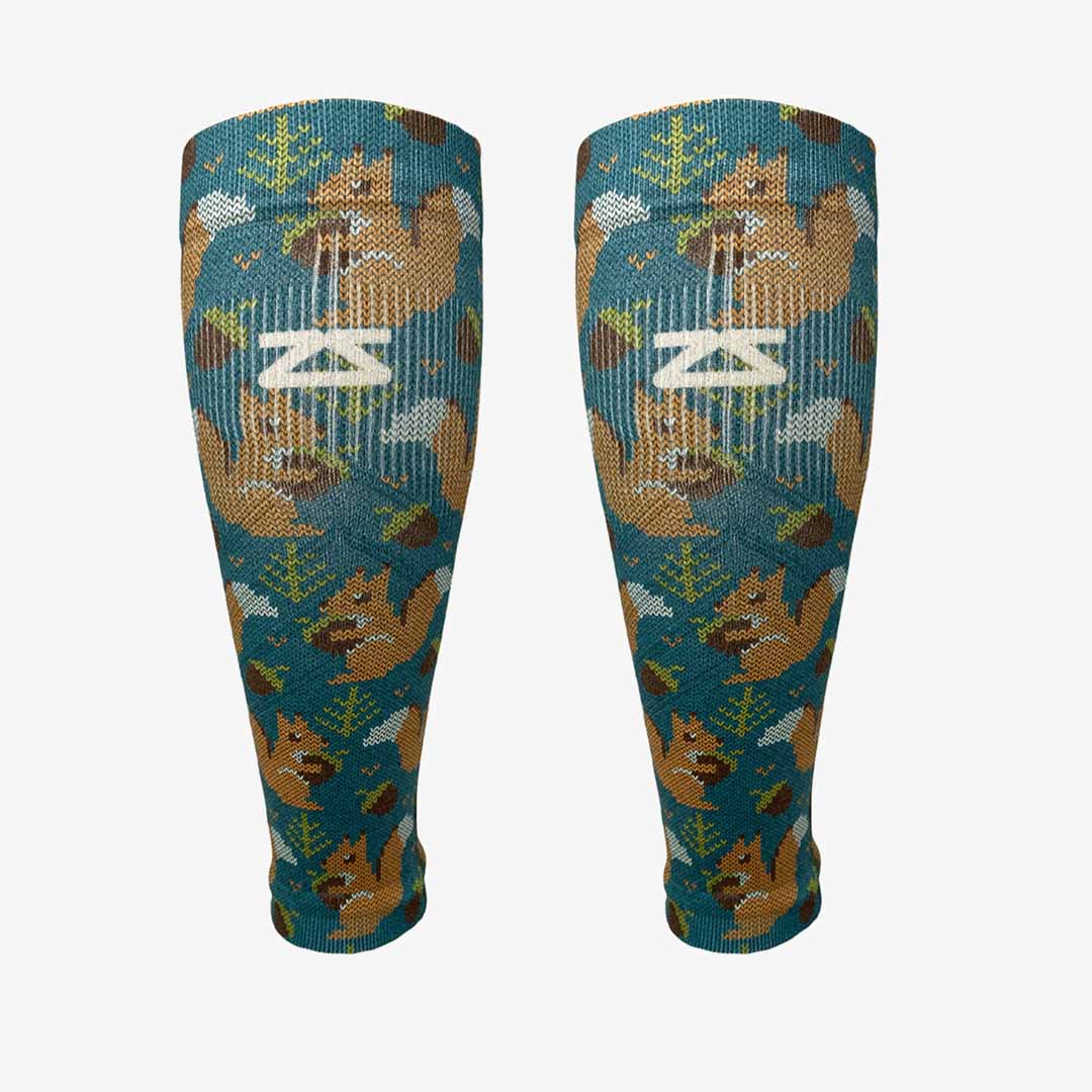 Knit Squirrels Compression Leg SleevesLeg Sleeves - Zensah