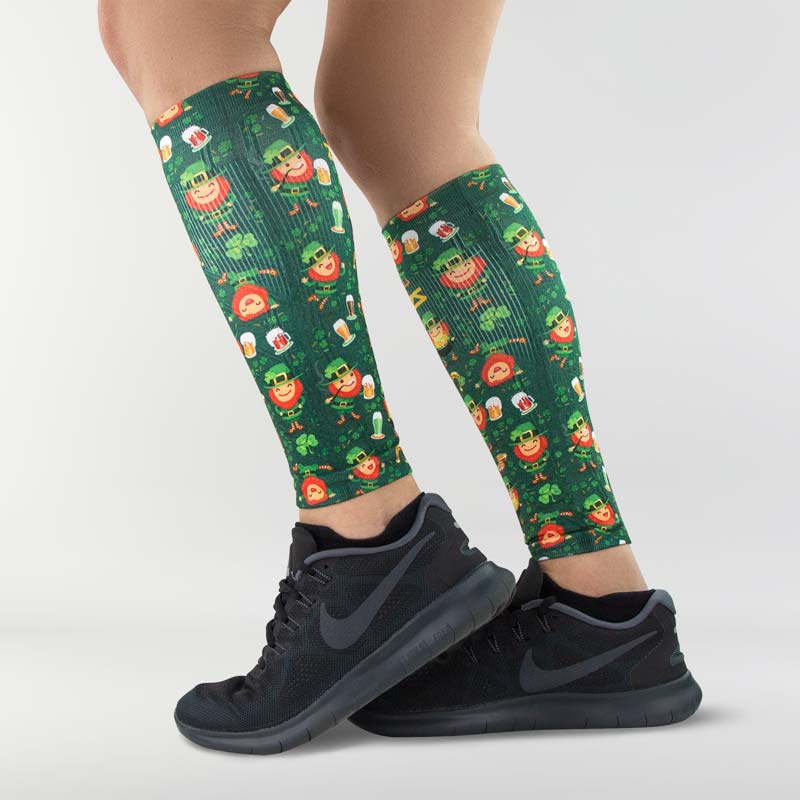 Happy Leprechauns Compression Leg SleeveCompression Sleeves - Zensah