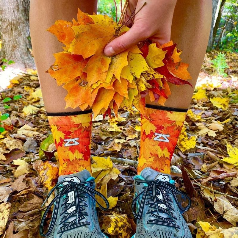 Maple Leaves Socks (Mini-Crew)Socks - Zensah