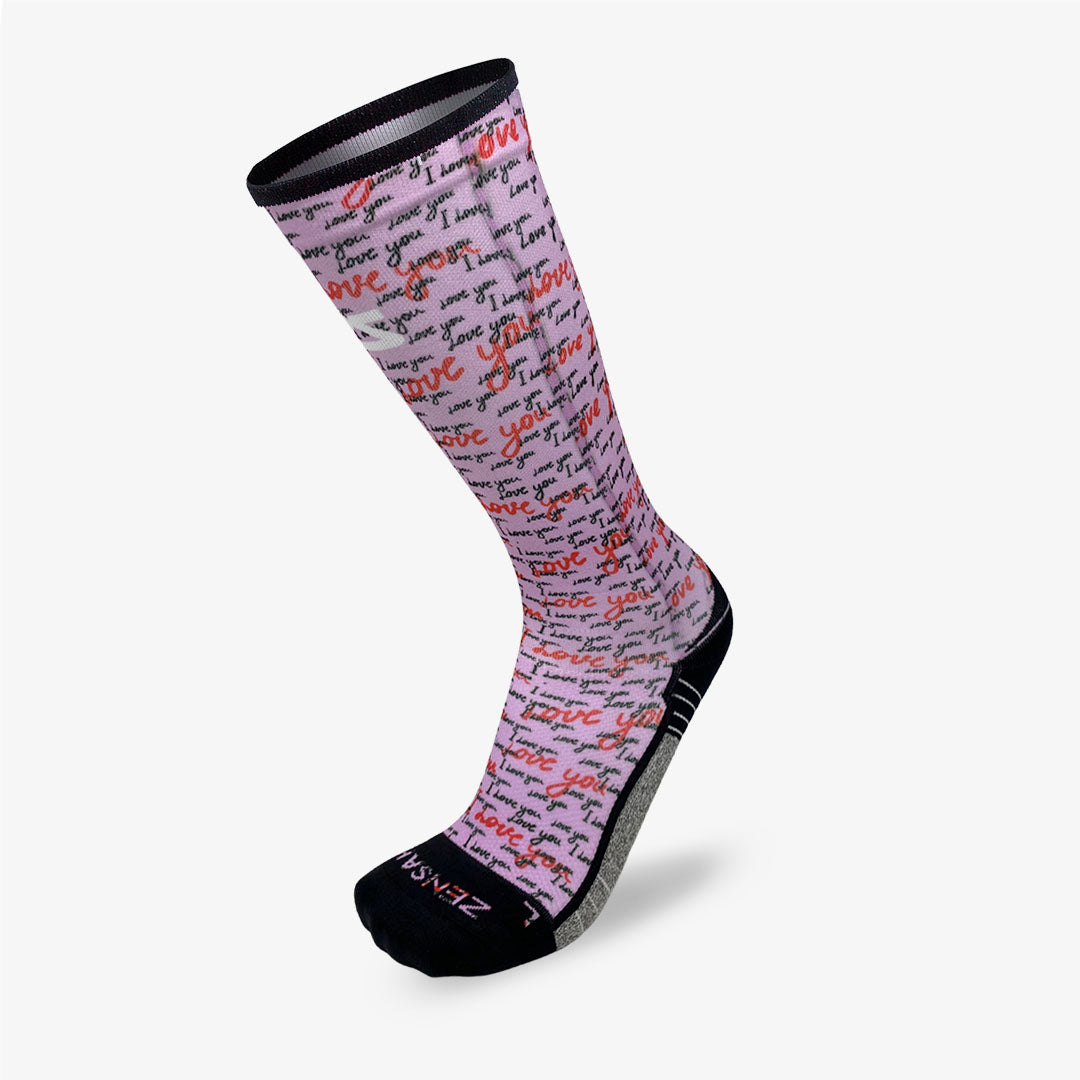 Love You Compression Socks (Knee-High)Socks - Zensah