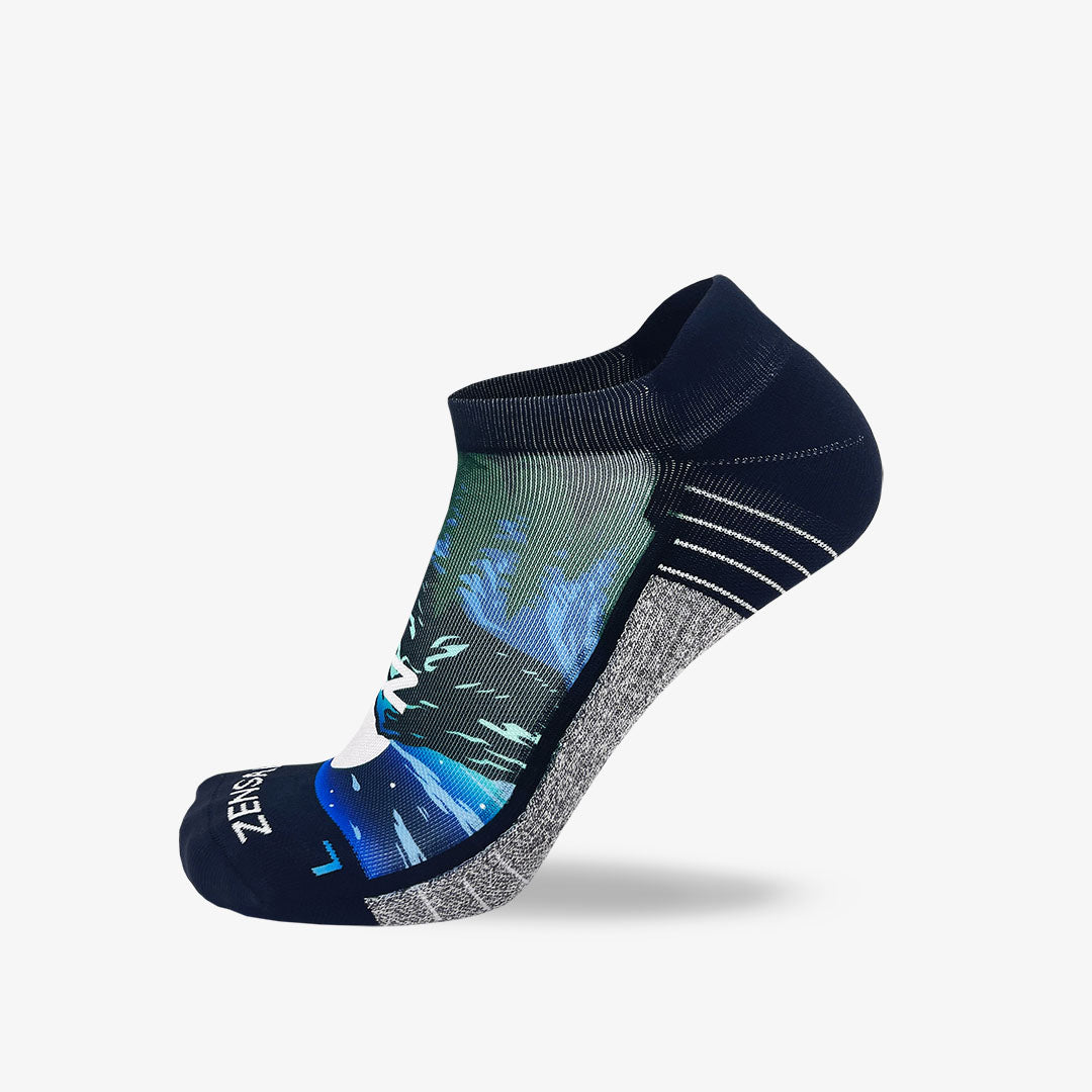 Mountain Panorama Running Socks (No Show)Socks - Zensah