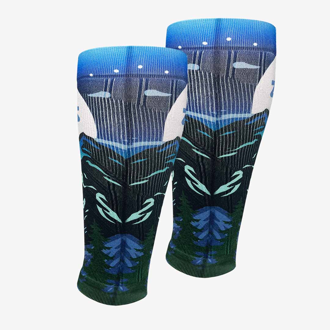 Mountain Panorama Compression Leg SleevesLeg Sleeves - Zensah