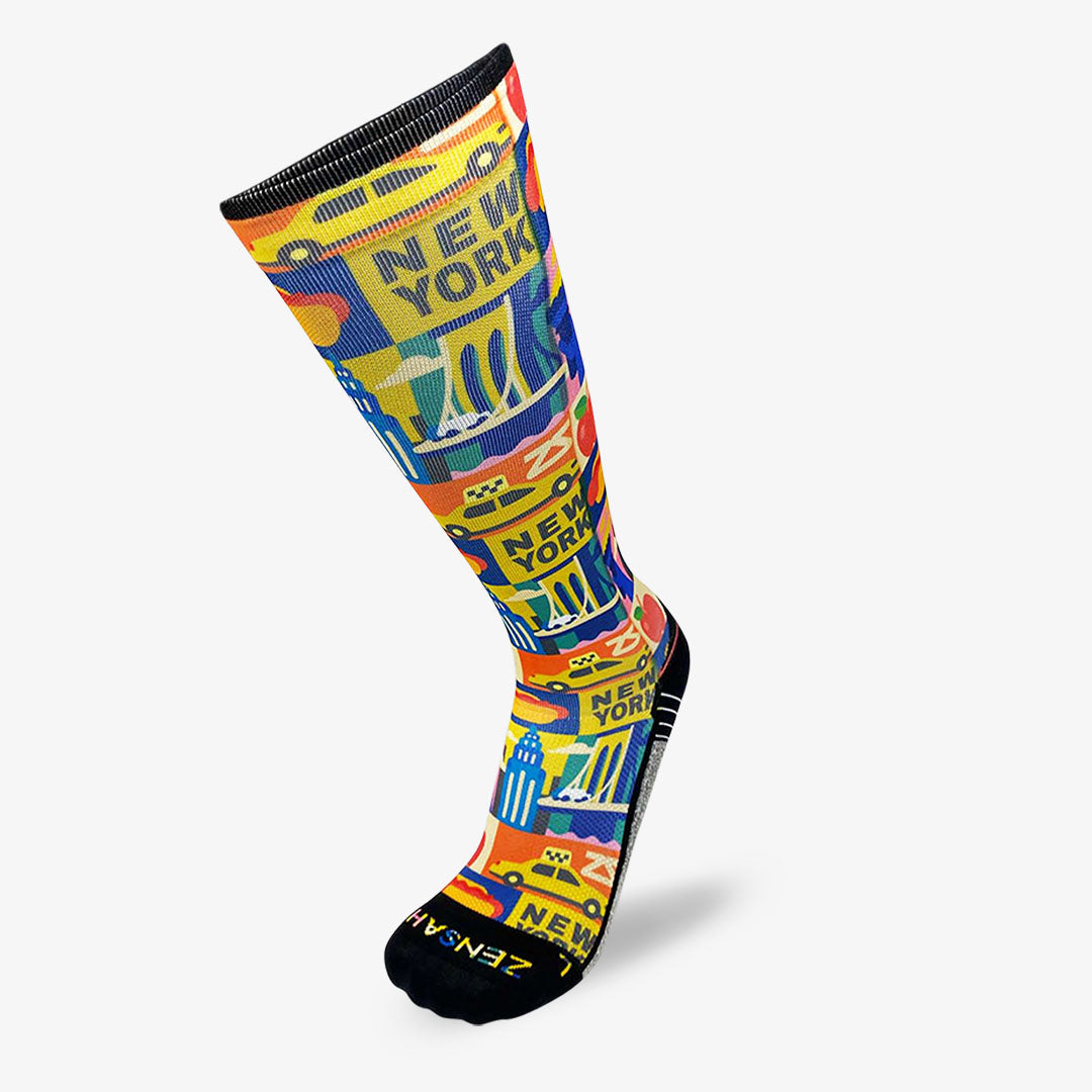 New York Blocks Compression Socks (Knee-High)Socks - Zensah