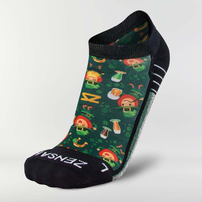 Happy Leprechauns Running Socks (No Show)Socks - Zensah