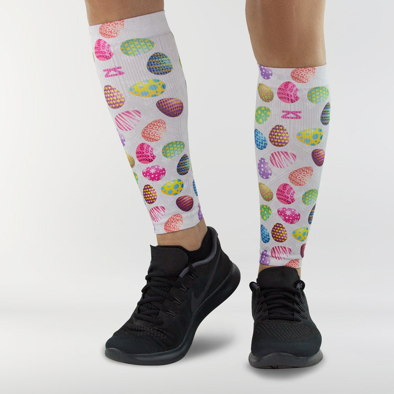 Painted Easter Eggs Compression Leg SleevesLeg Sleeves - Zensah