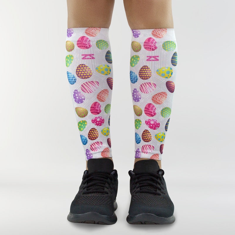 Painted Easter Eggs Compression Leg SleevesLeg Sleeves - Zensah