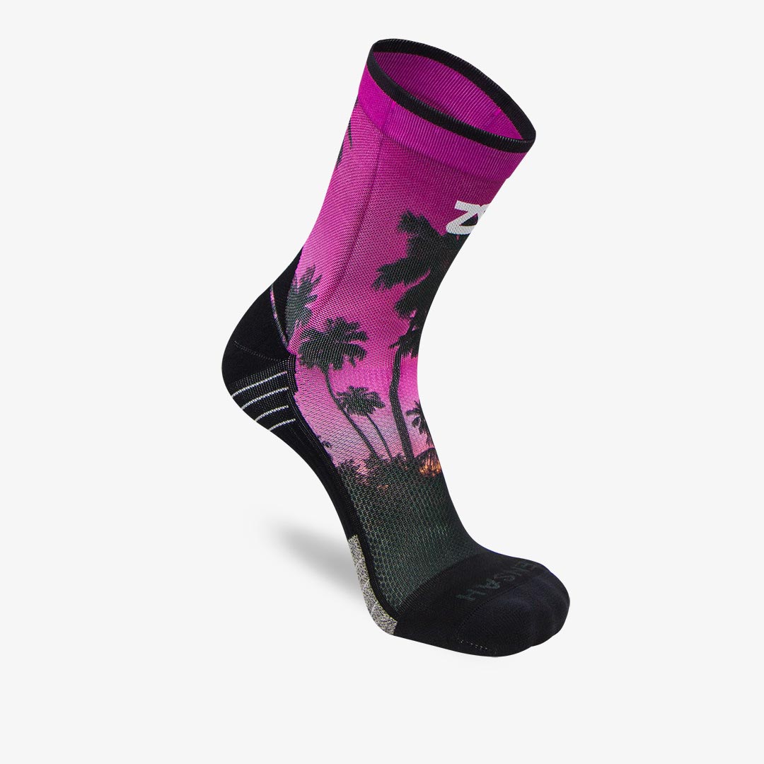 Tropical Palm Trees Socks (Mini-Crew)Socks - Zensah