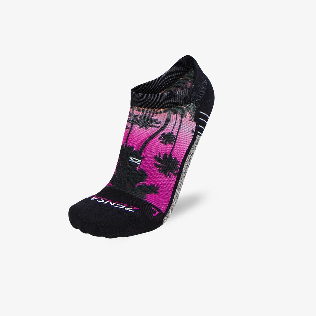 Tropical Palm Trees Socks (No Show) - Zensah