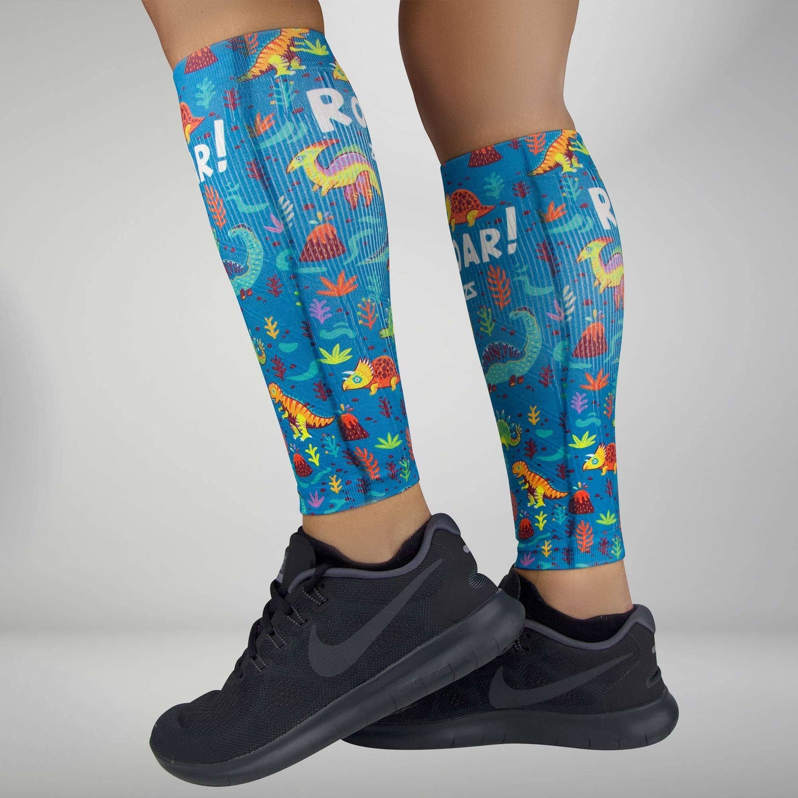 Dinosaurs Compression Leg SleevesLeg Sleeves - Zensah