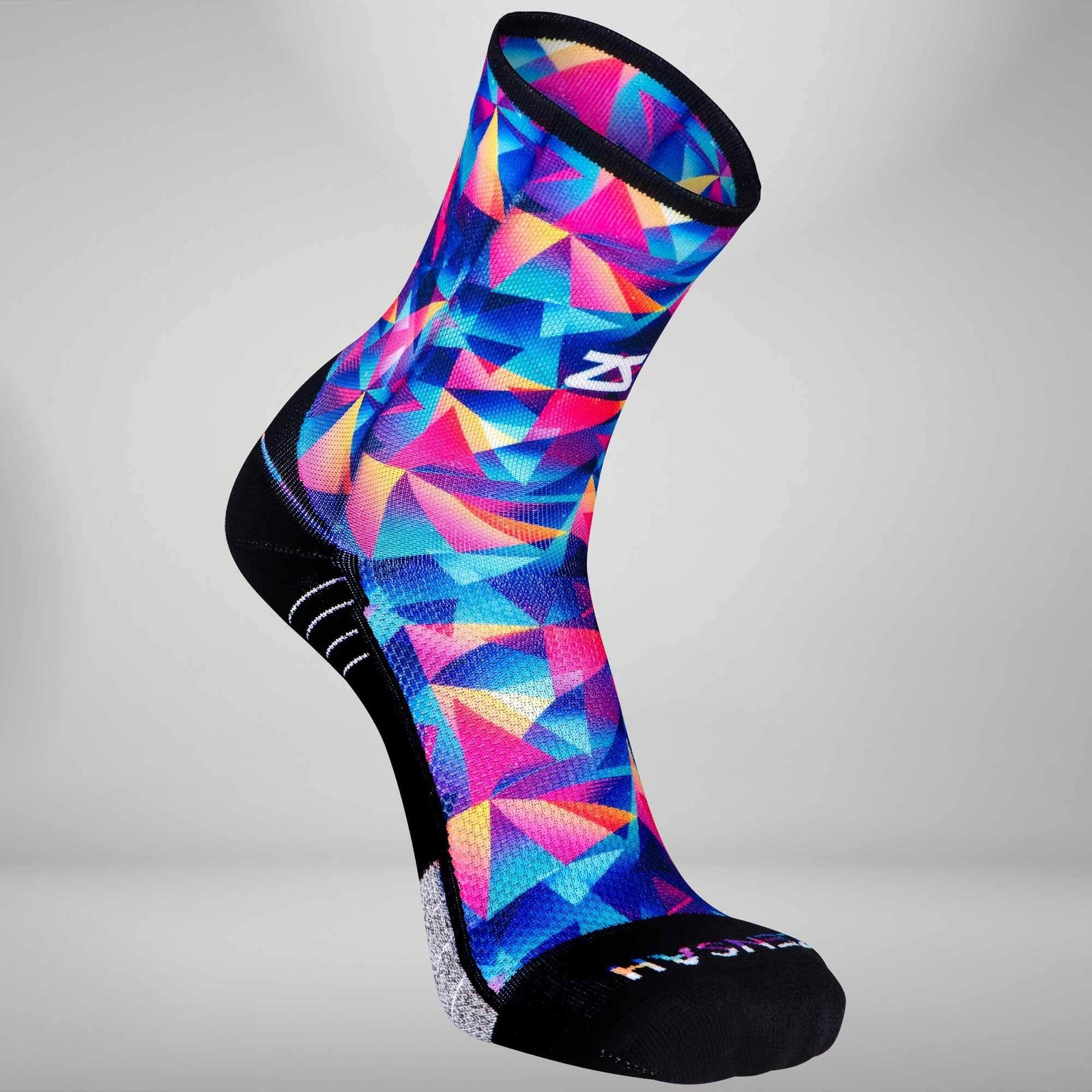Retro Triangles Socks (Mini Crew)Socks - Zensah