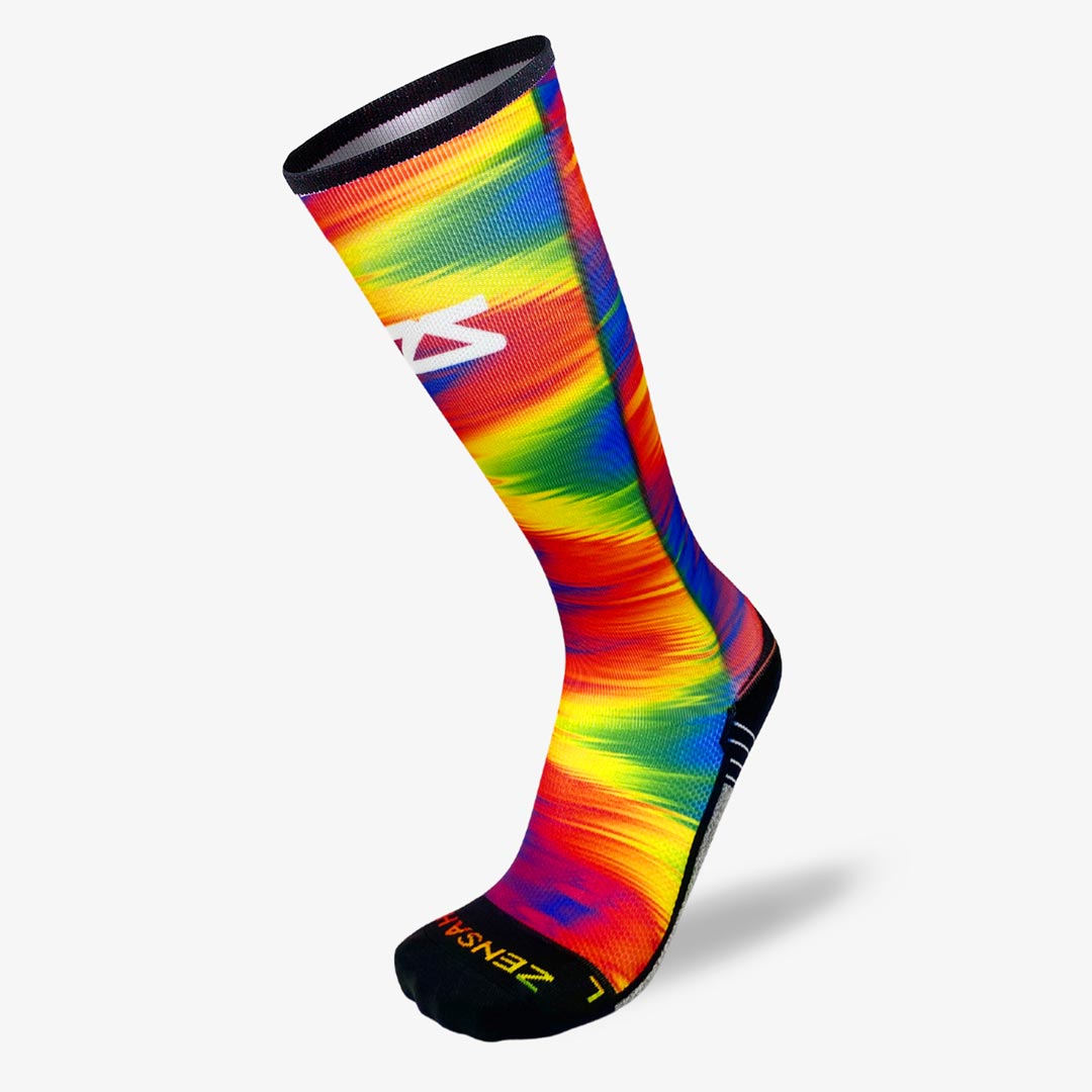 Rainbow Gradient Compression Socks (Knee-High)Socks - Zensah
