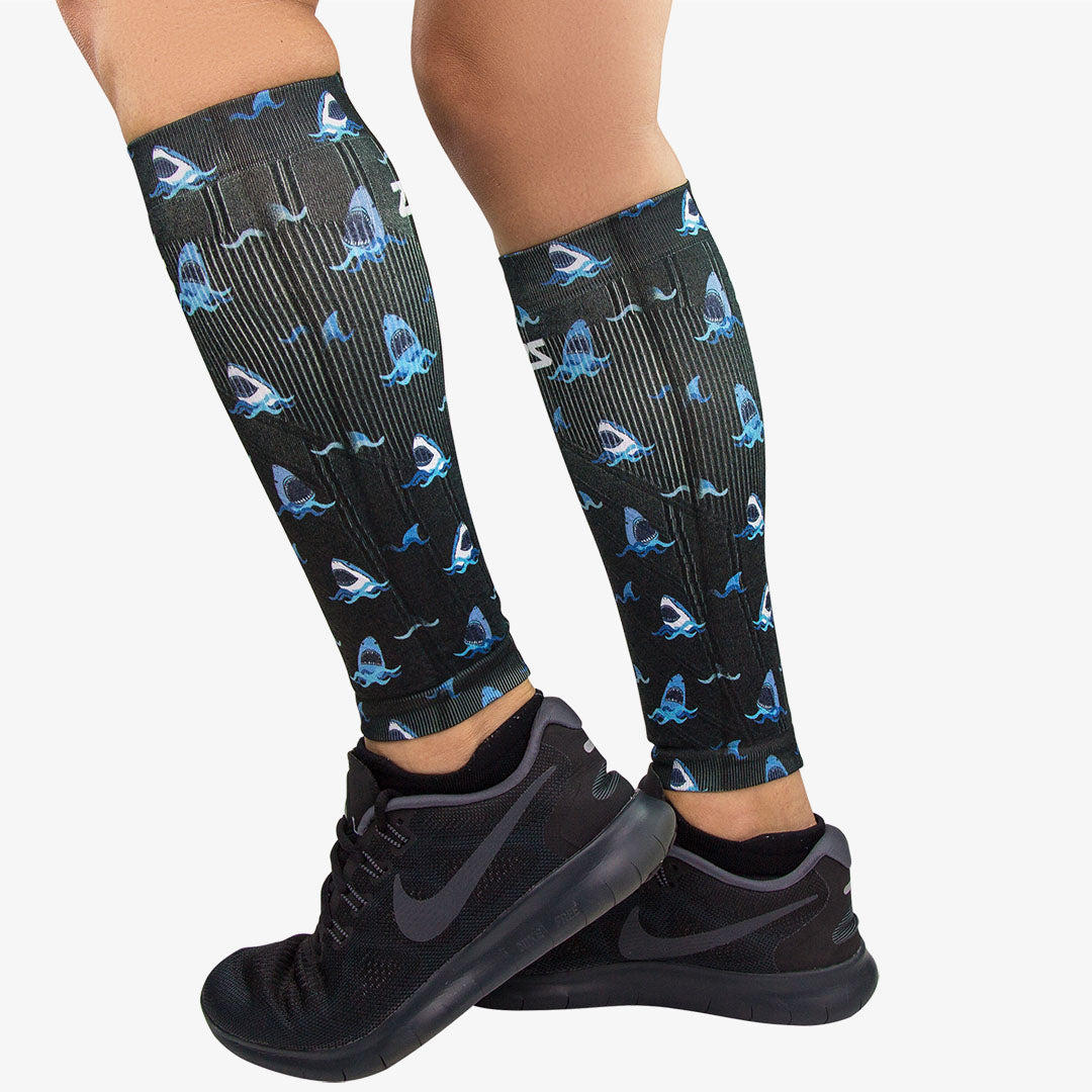 Sharks Compression Leg SleevesLeg Sleeves - Zensah