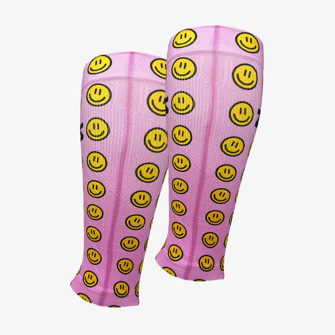 Smiley Faces Compression Leg SleevesLeg Sleeves - Zensah