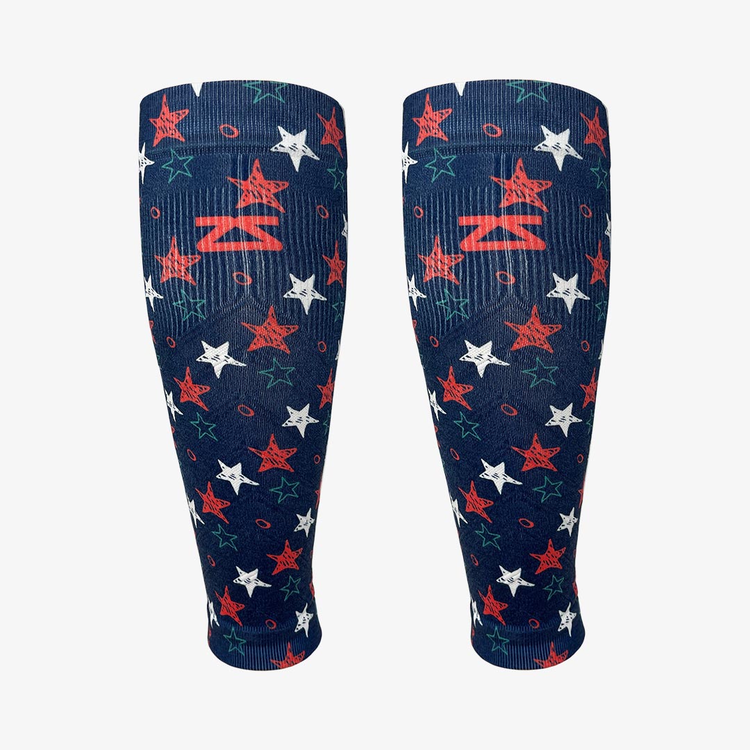 Illustrated Stars Compression Leg SleevesLeg Sleeves - Zensah