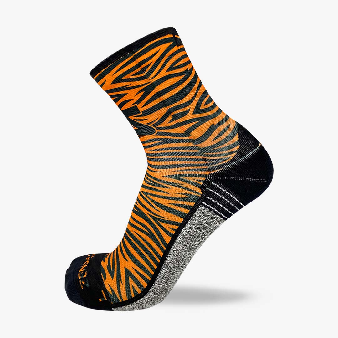 Tiger Print Running Socks (Mini-Crew)Socks - Zensah