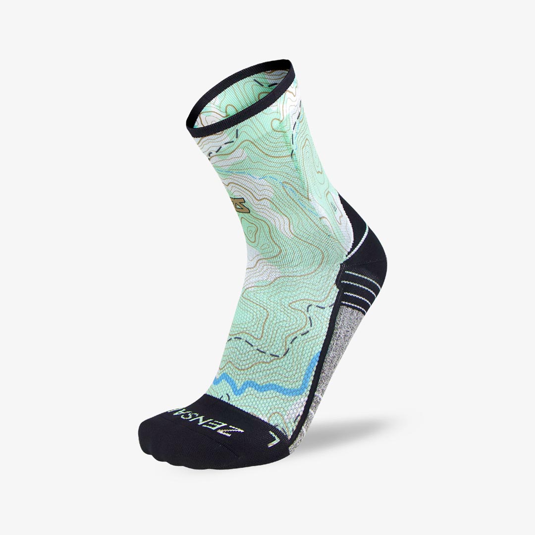 Topography Socks (Mini Crew)Socks - Zensah