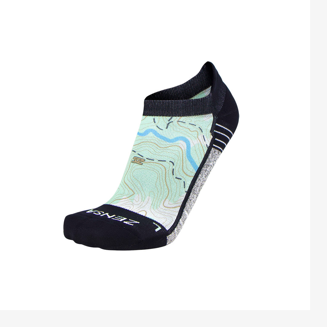 Topography Socks (No Show)Socks - Zensah