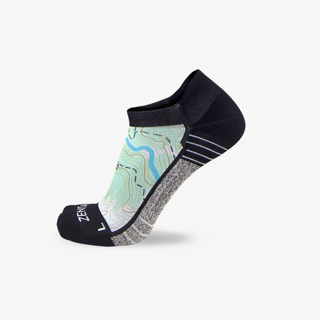 Topography Socks (No Show)Socks - Zensah