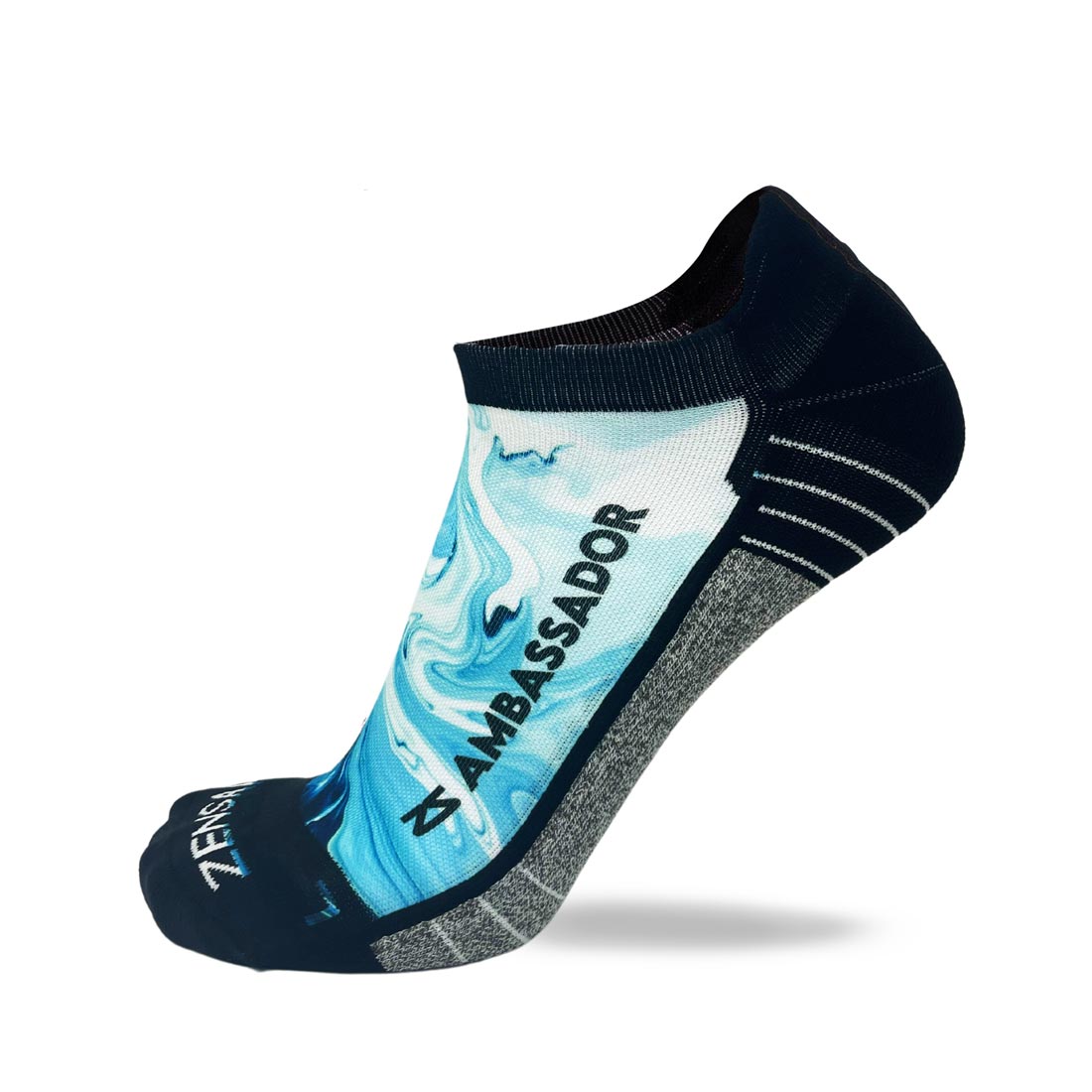 2023 ZS Ambassador Running Socks (No Show)Socks - Zensah