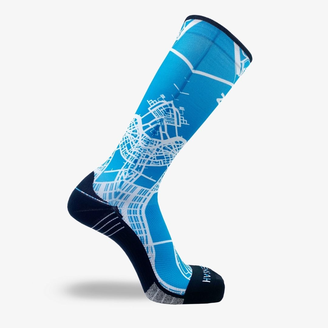Boston Map Compression Socks (Knee-High)Socks - Zensah