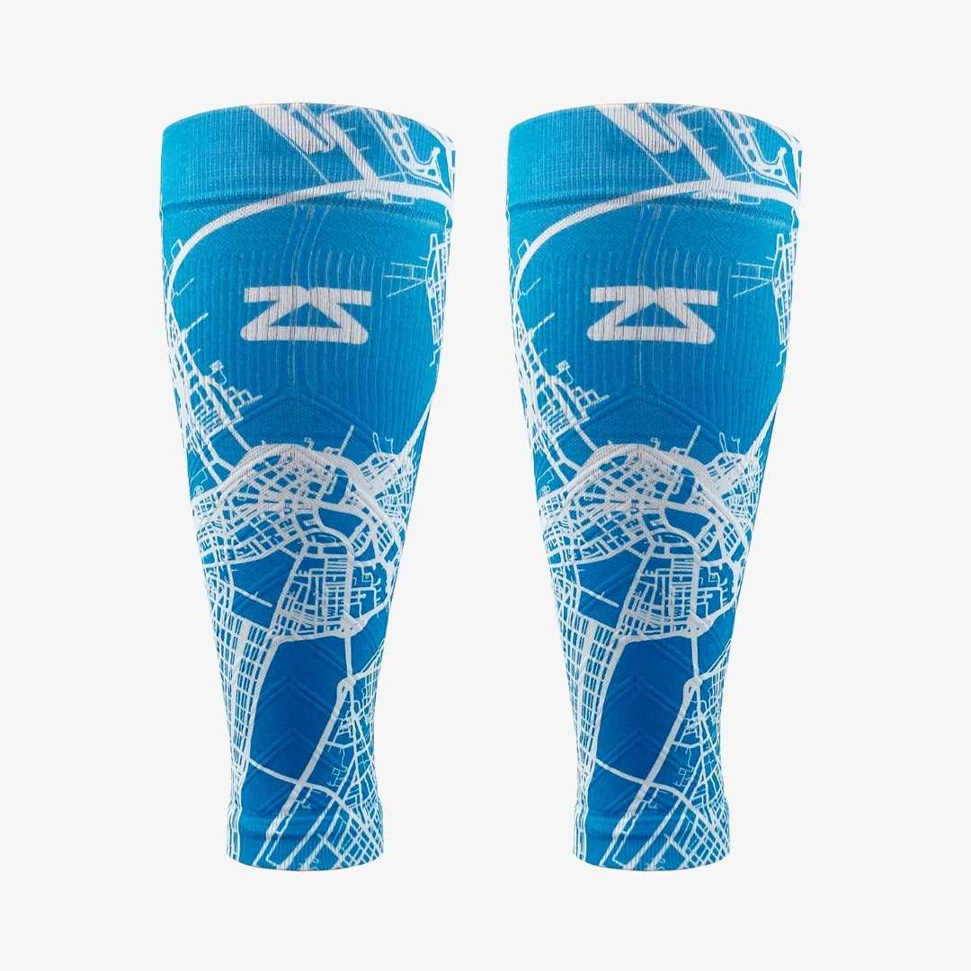 Boston Map Compression Leg SleevesLeg Sleeves - Zensah