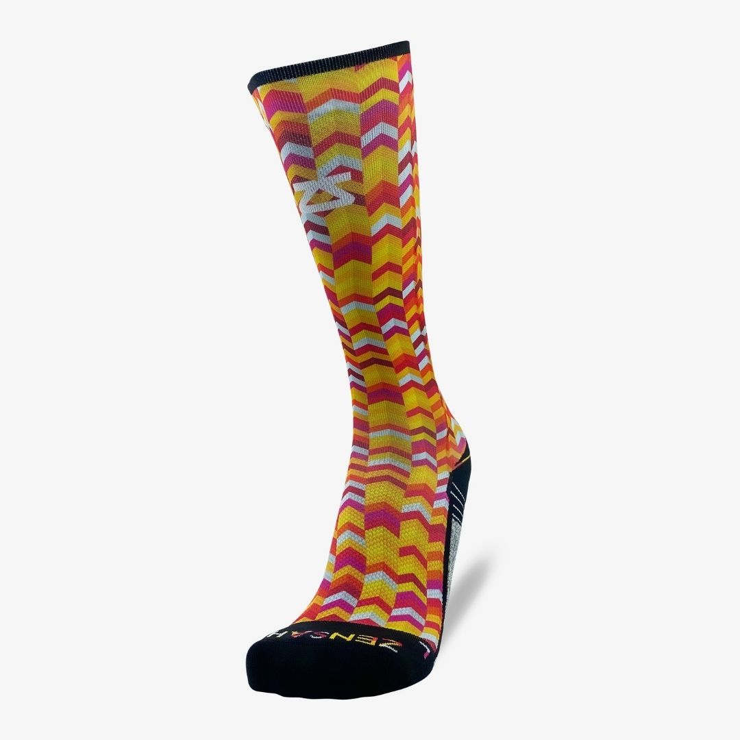 Chevrons Compression Socks (Knee-High)Socks - Zensah