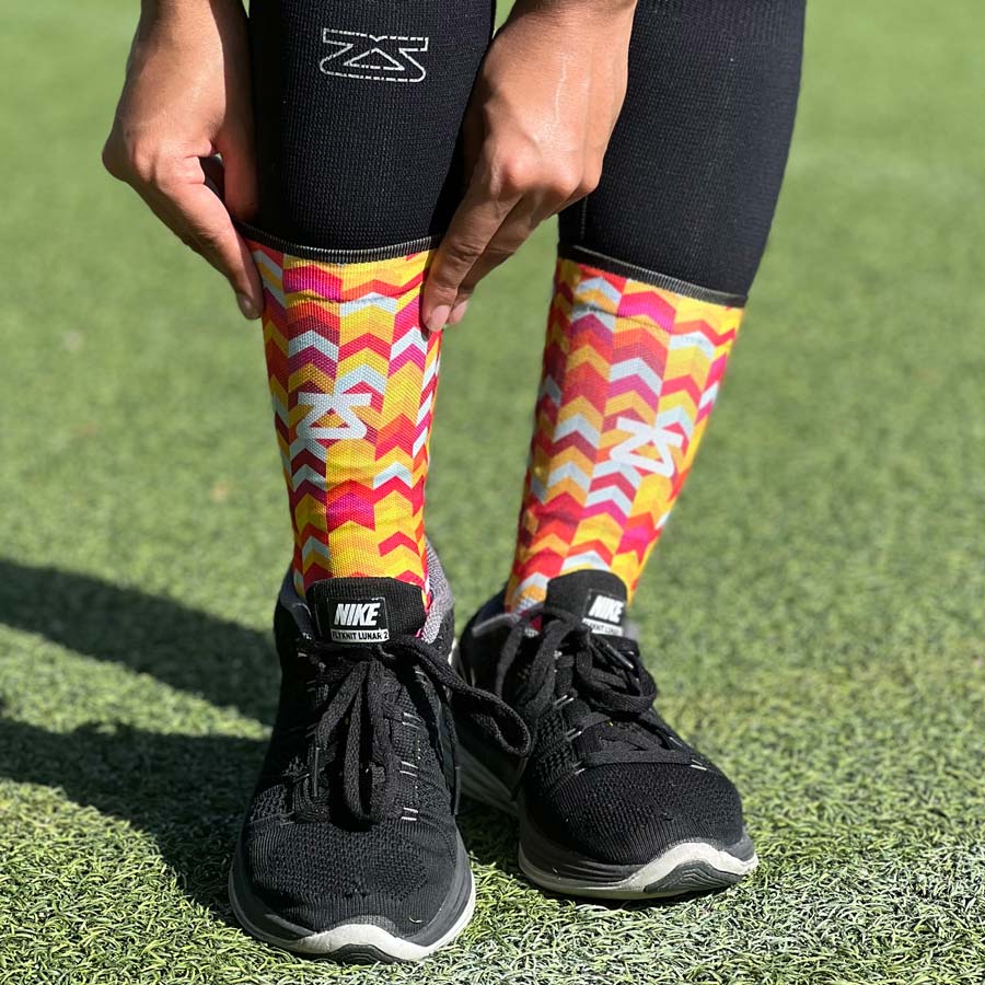 Chevrons Socks (Mini-Crew)Socks - Zensah