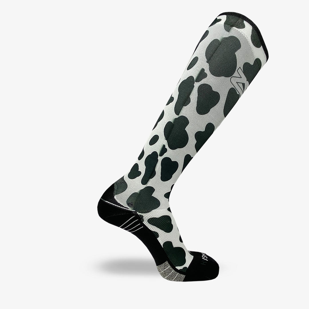 Cow Print Compression Socks (Knee-High)Socks - Zensah