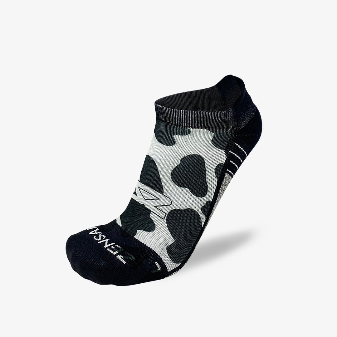 Cow Print Running Socks (No Show)Socks - Zensah