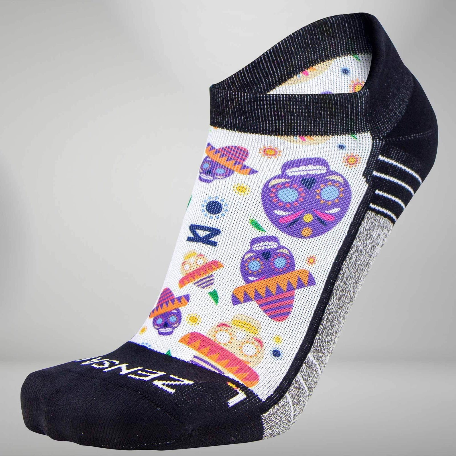Day Of The Dead Doodle Socks (No Show)Socks - Zensah