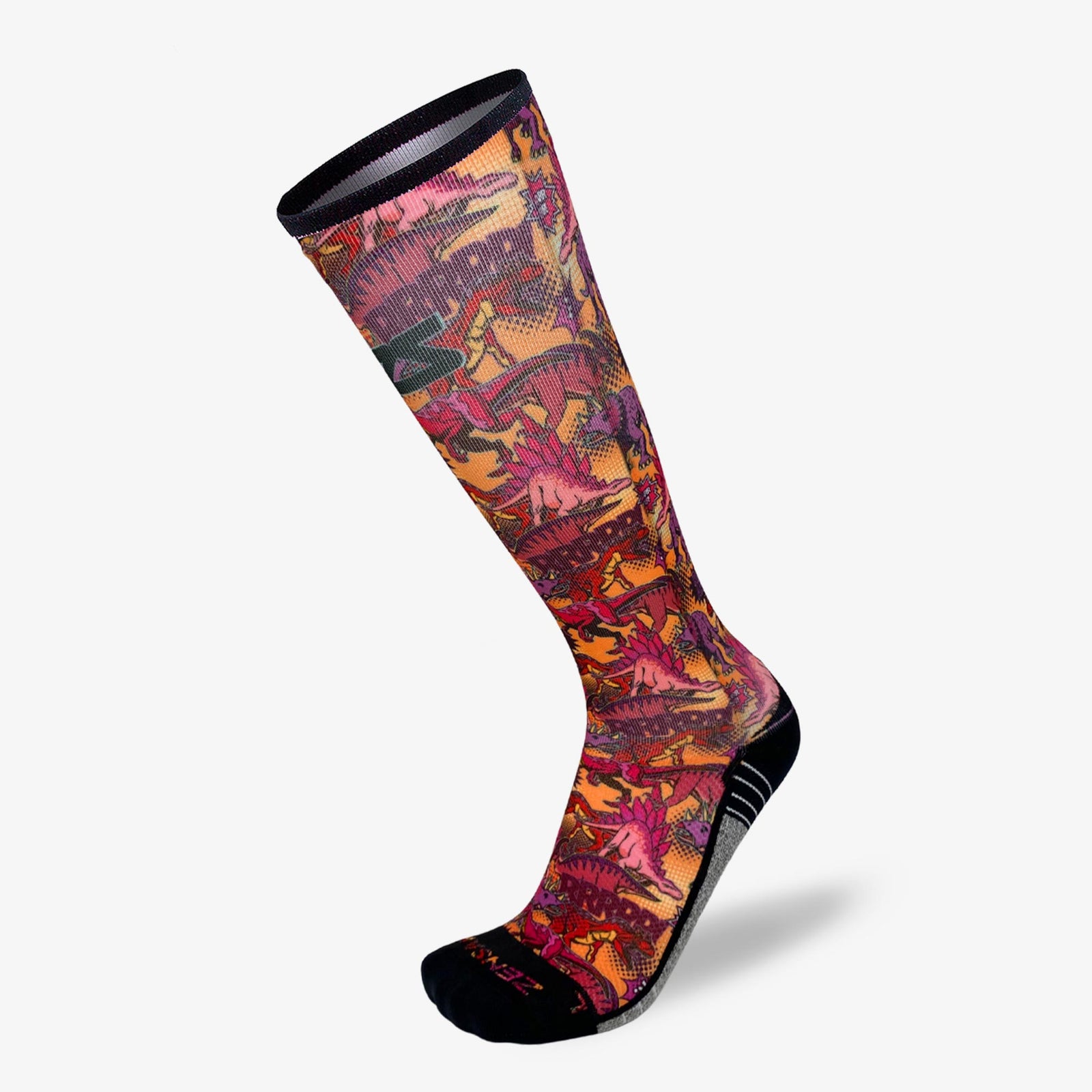 Dino Comic Compression Socks (Knee-High)Socks - Zensah