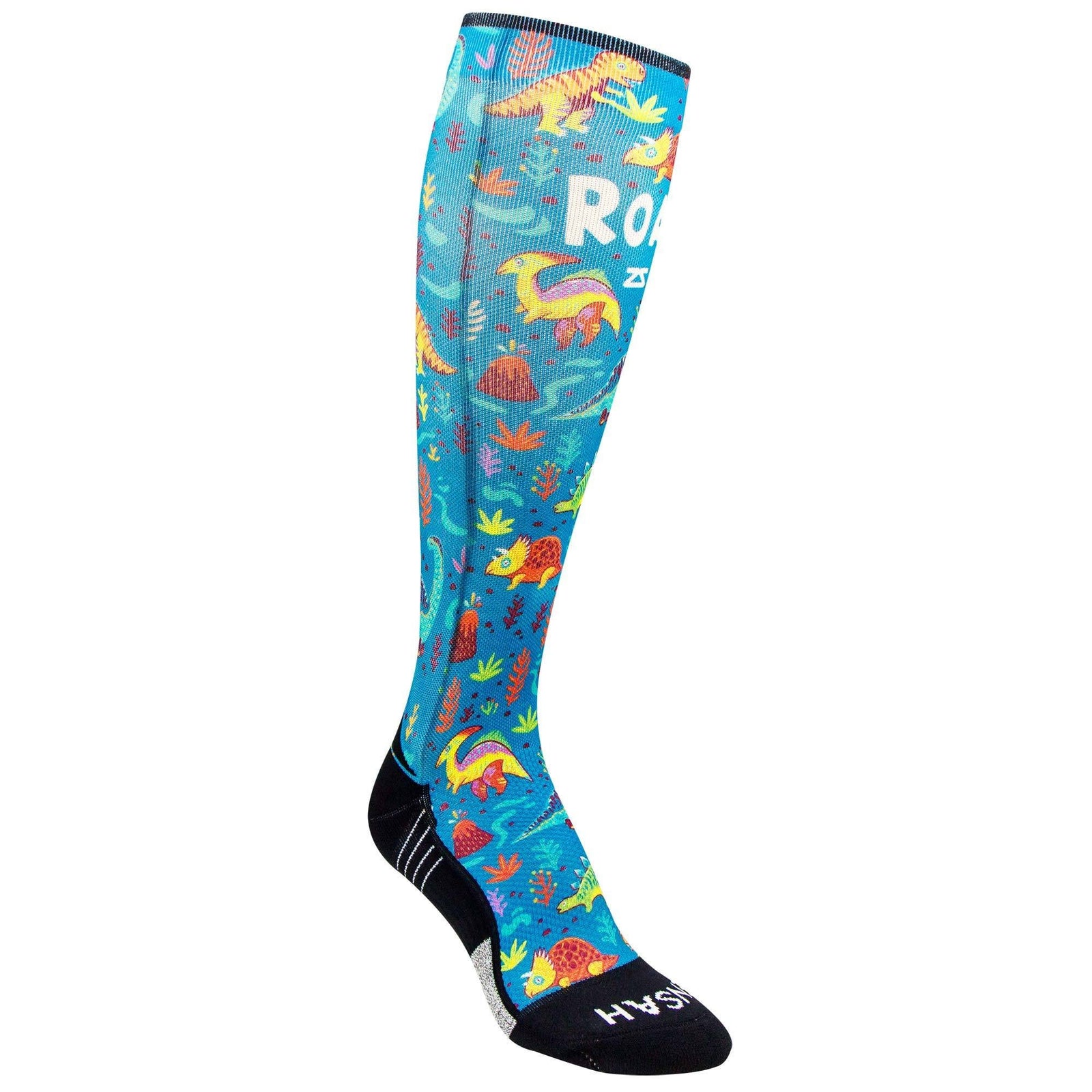 Dinosaurs Compression Socks (Knee-High)Socks - Zensah