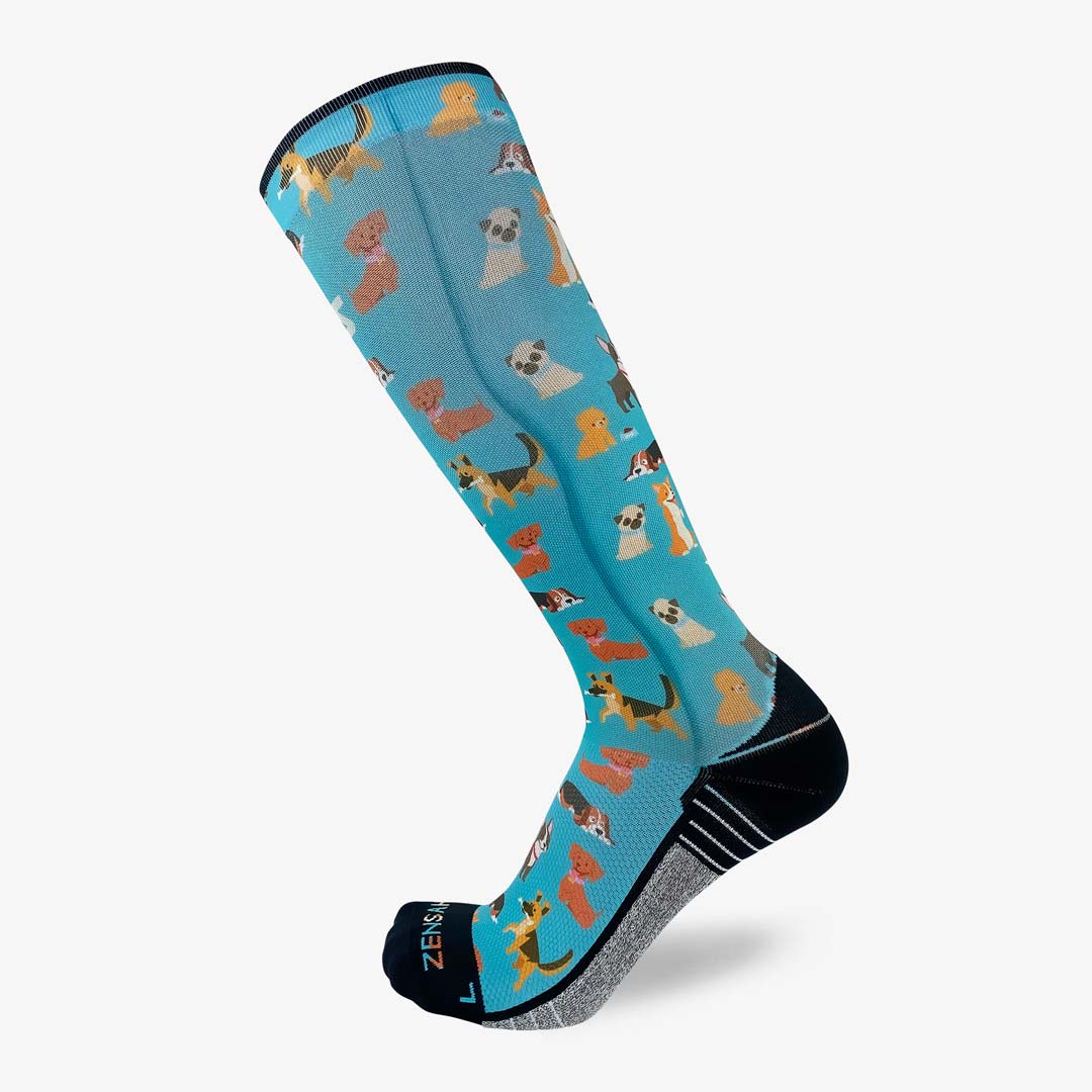 Dogs Compression Socks (Knee-High)Socks - Zensah
