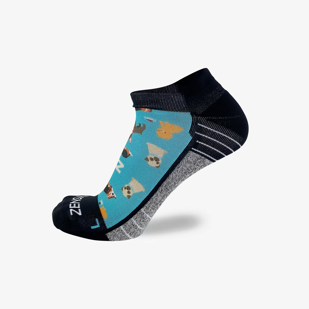 Dogs Running Socks (No Show)Socks - Zensah