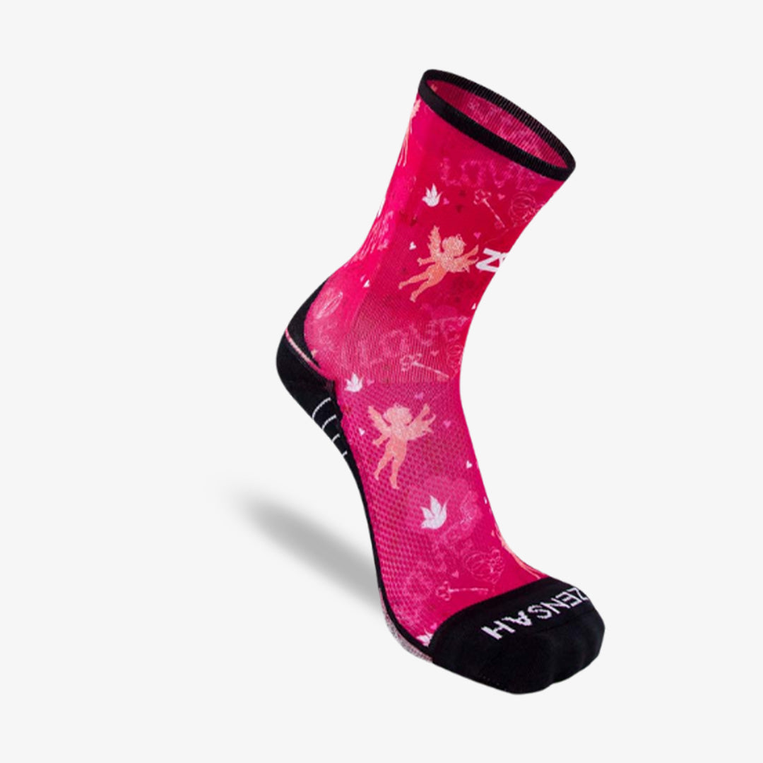 Cupid Doodle Valentine's Socks (Mini Crew)Socks - Zensah
