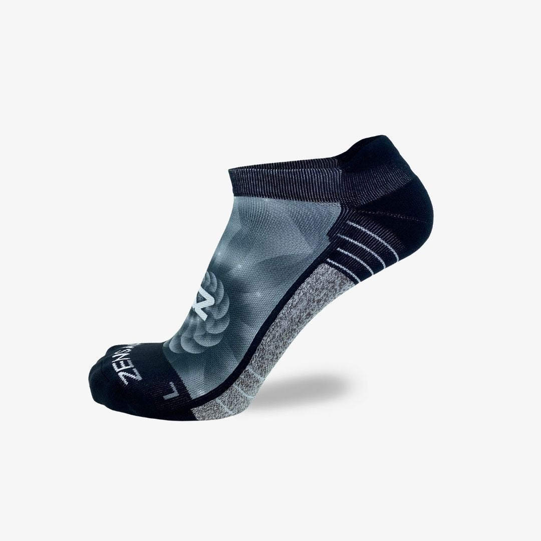 Fibonacci Spiral Running Socks (No Show)Socks - Zensah