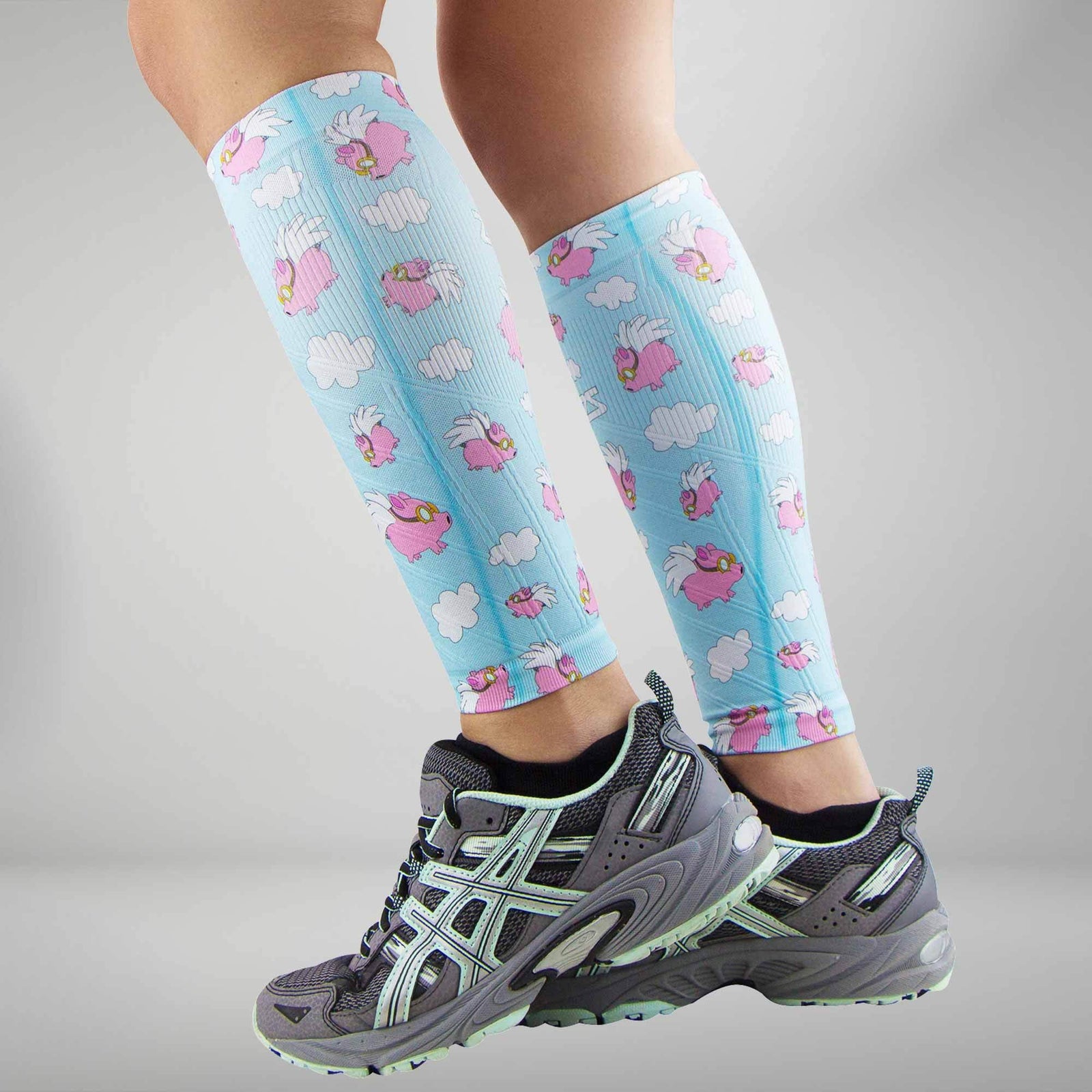 Flying Pigs Compression Leg SleevesSocks - Zensah