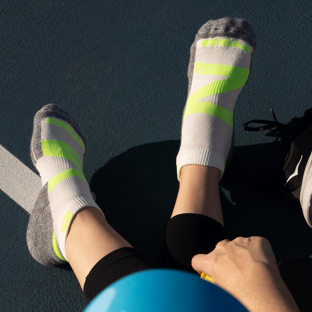 Game Point Pickleball & Tennis Socks (Ankle)Socks - Zensah