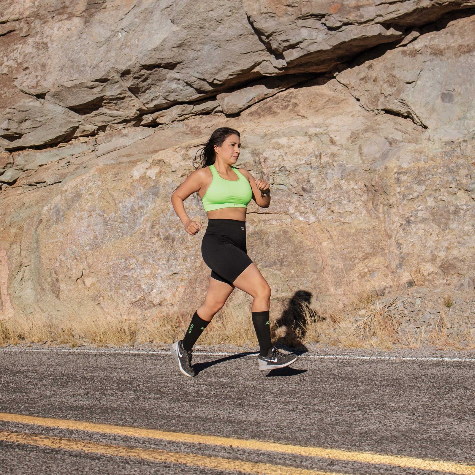 Grit 2.0 Running Socks (Knee-High)Socks - Zensah