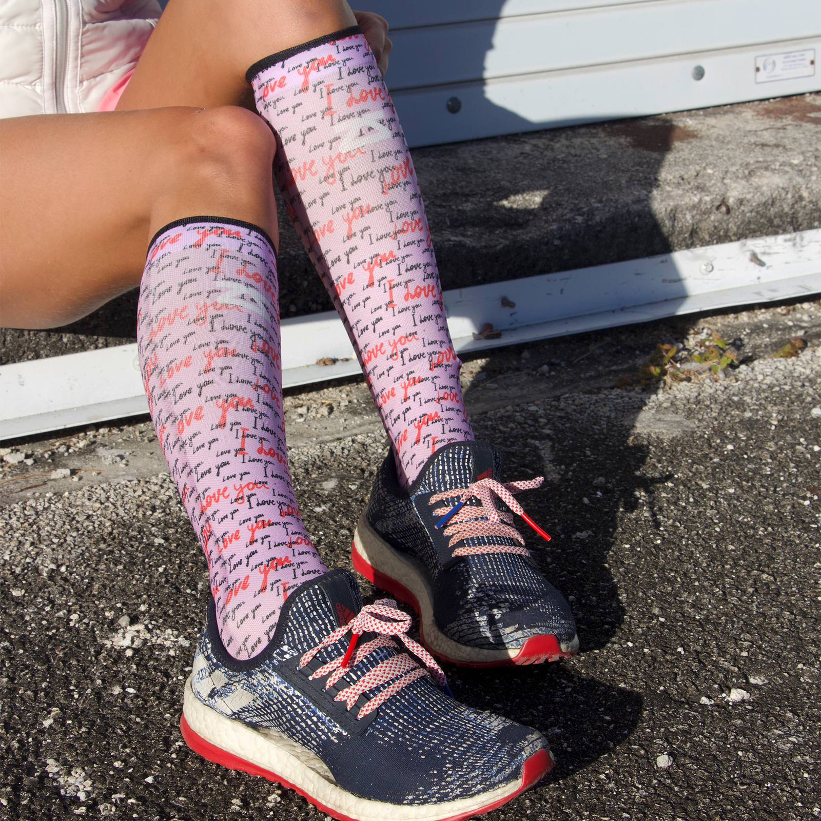 Love You Compression Socks (Knee-High)Socks - Zensah