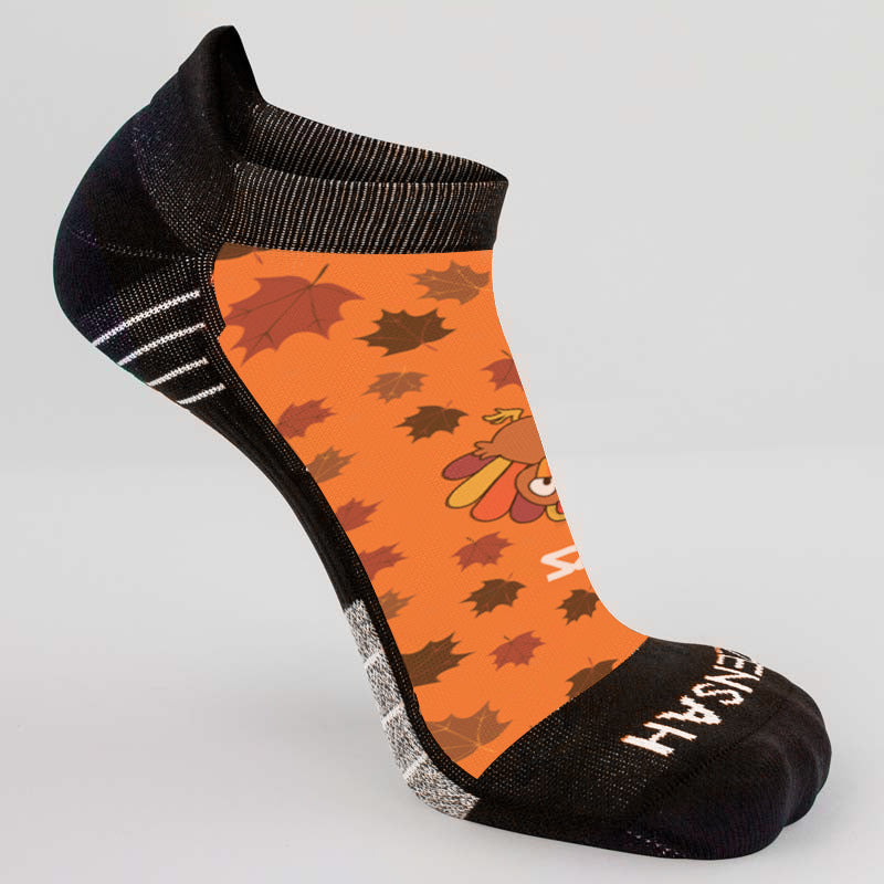 Leafy Turkey Running Socks (No Show)Socks - Zensah