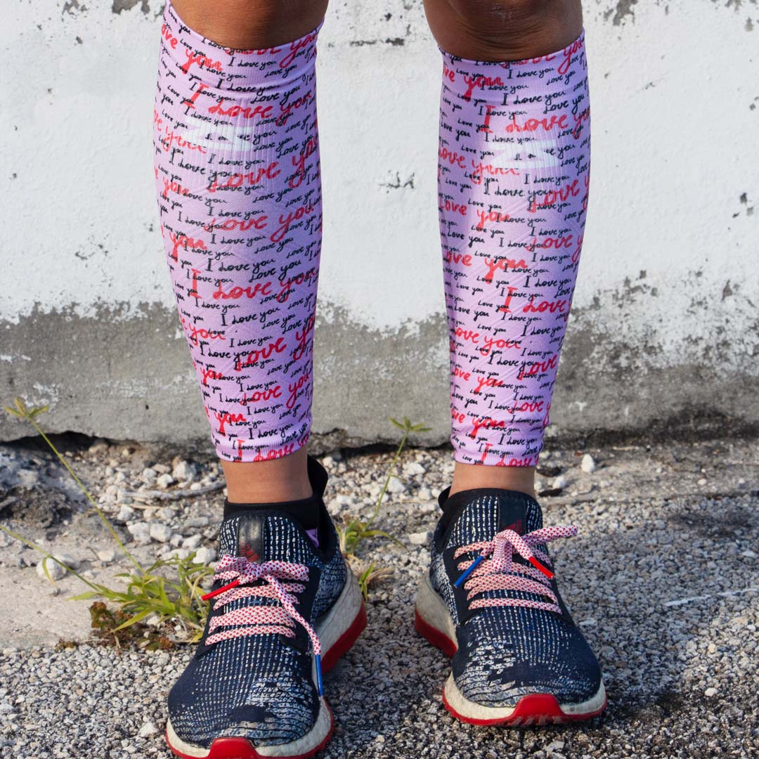 Love You Compression Leg SleevesLeg Sleeves - Zensah