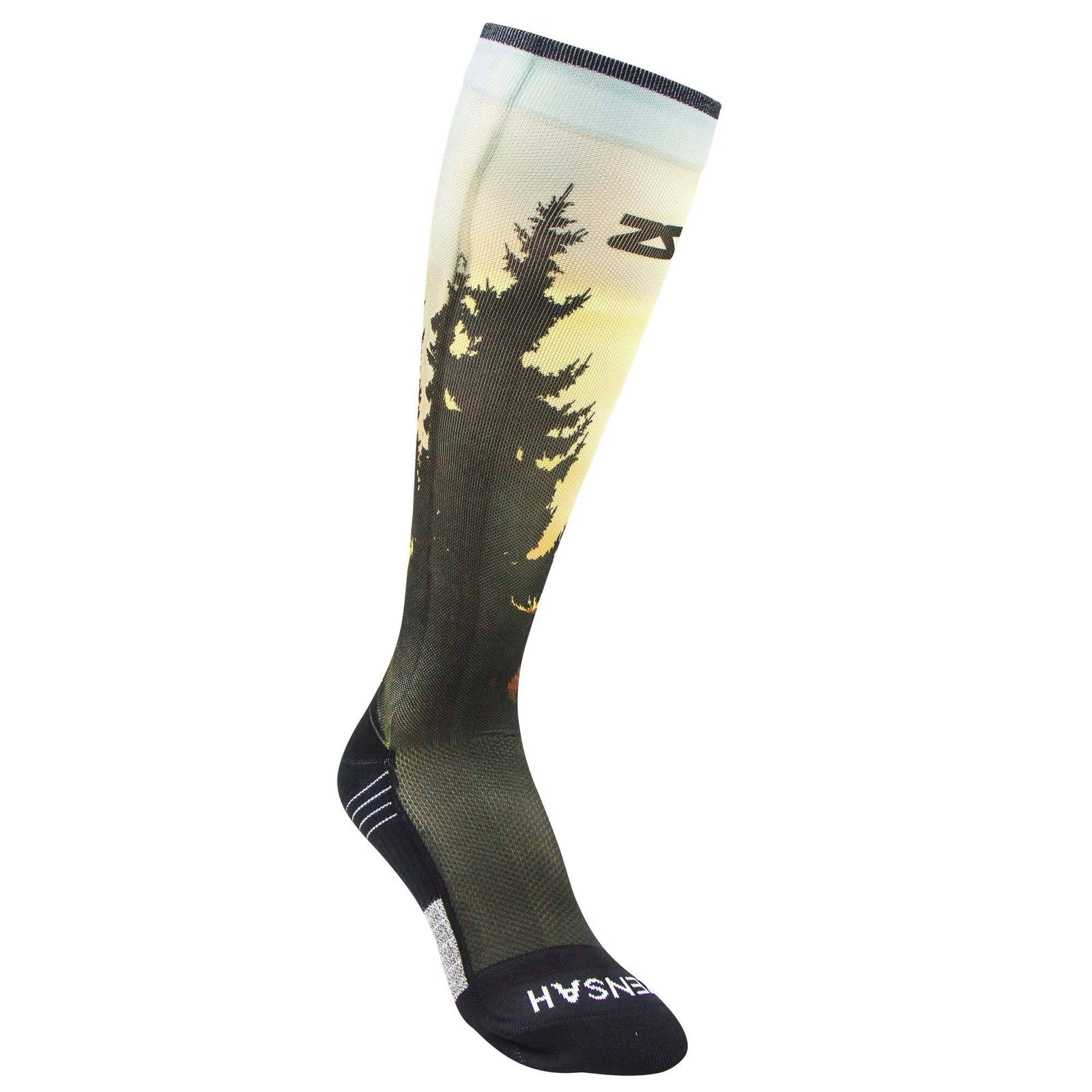 Mountain Sunset Compression Socks (Knee-High)Socks - Zensah