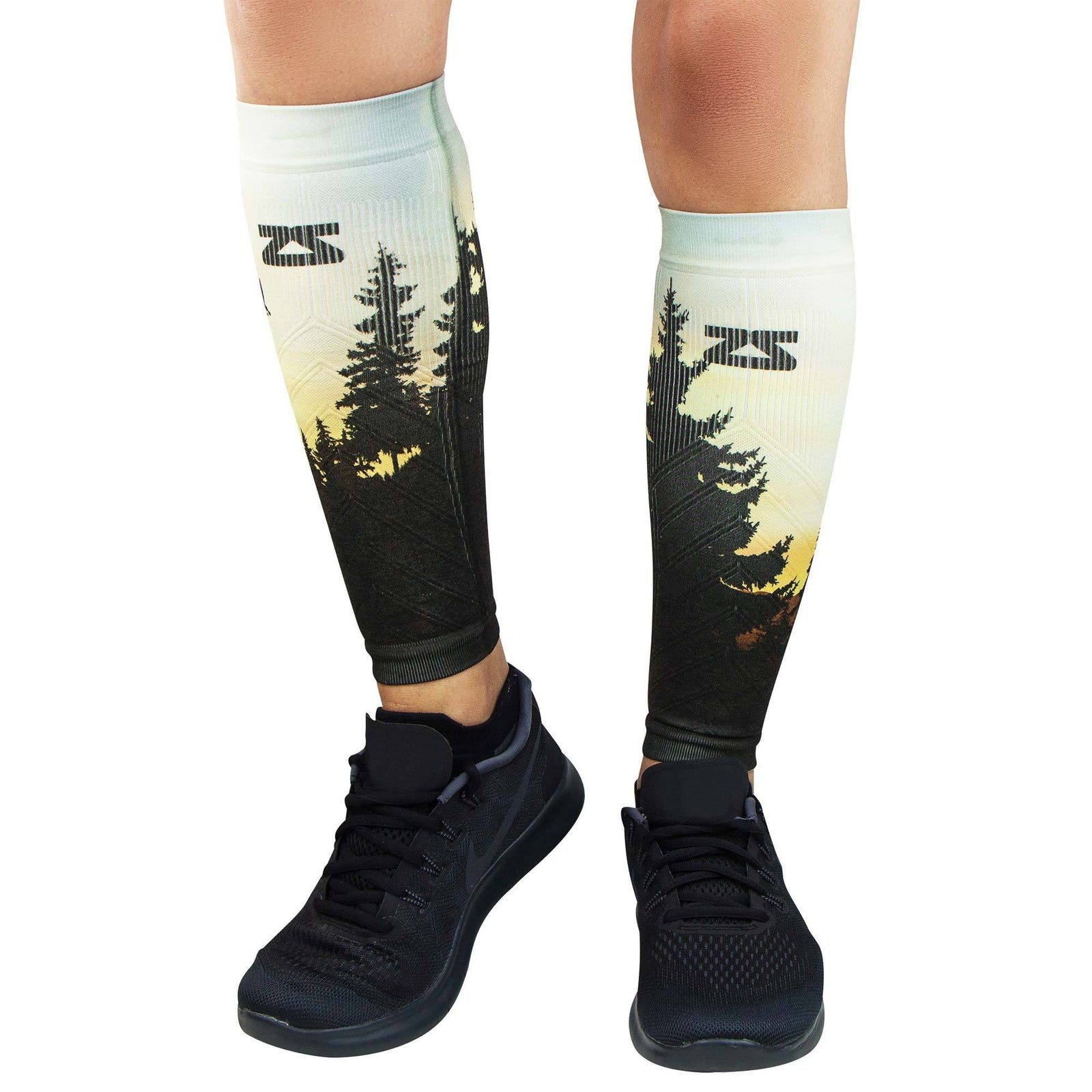 Mountain Sunset Compression Leg SleevesLeg Sleeves - Zensah