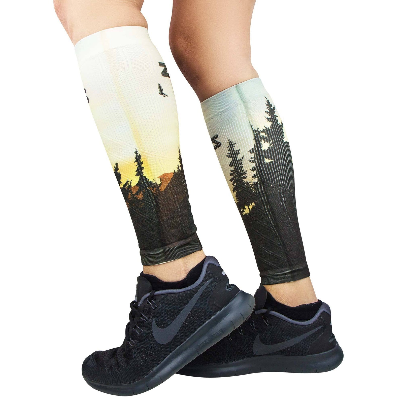 Mountain Sunset Compression Leg SleevesLeg Sleeves - Zensah