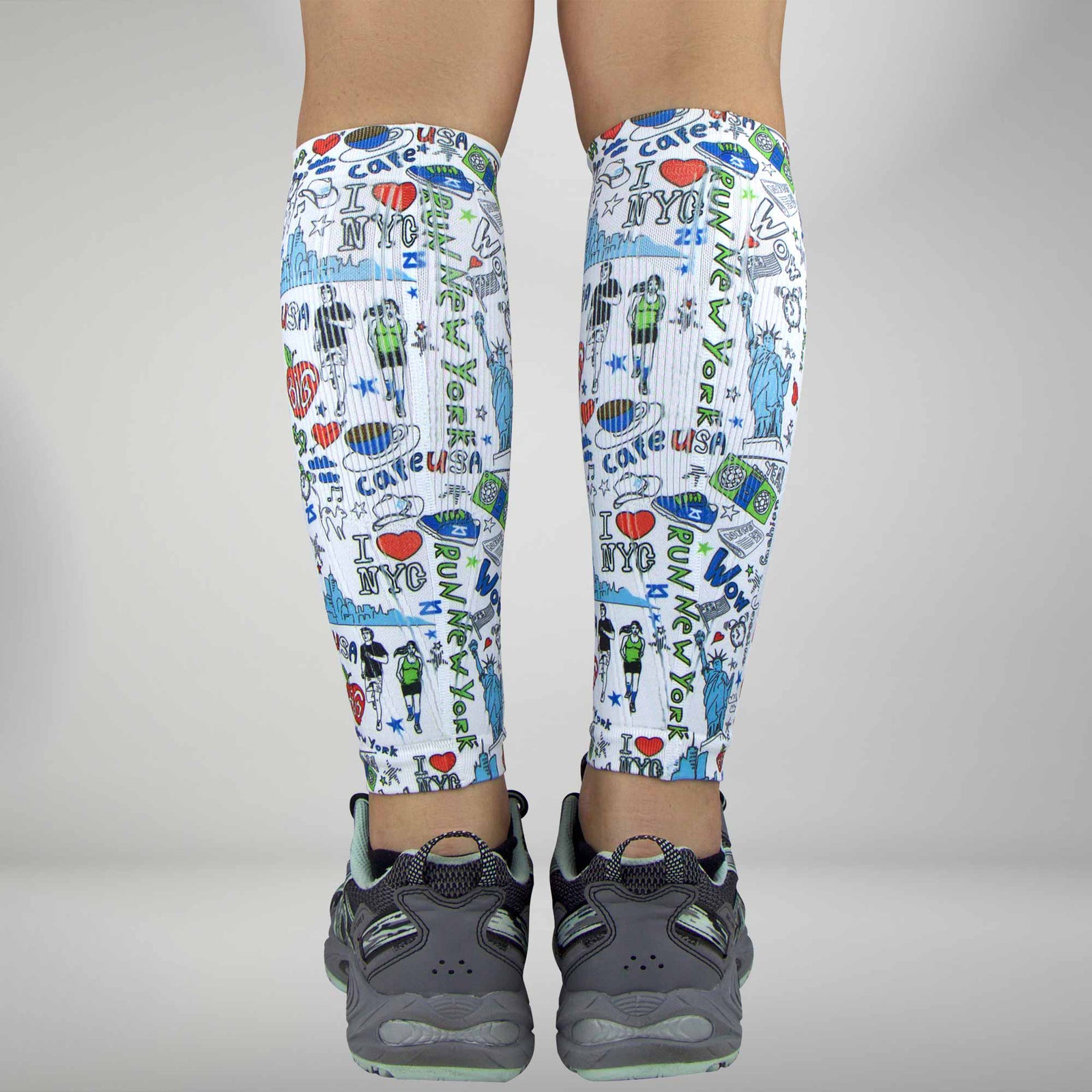 New York Doodle Compression Leg SleevesLeg Sleeves - Zensah